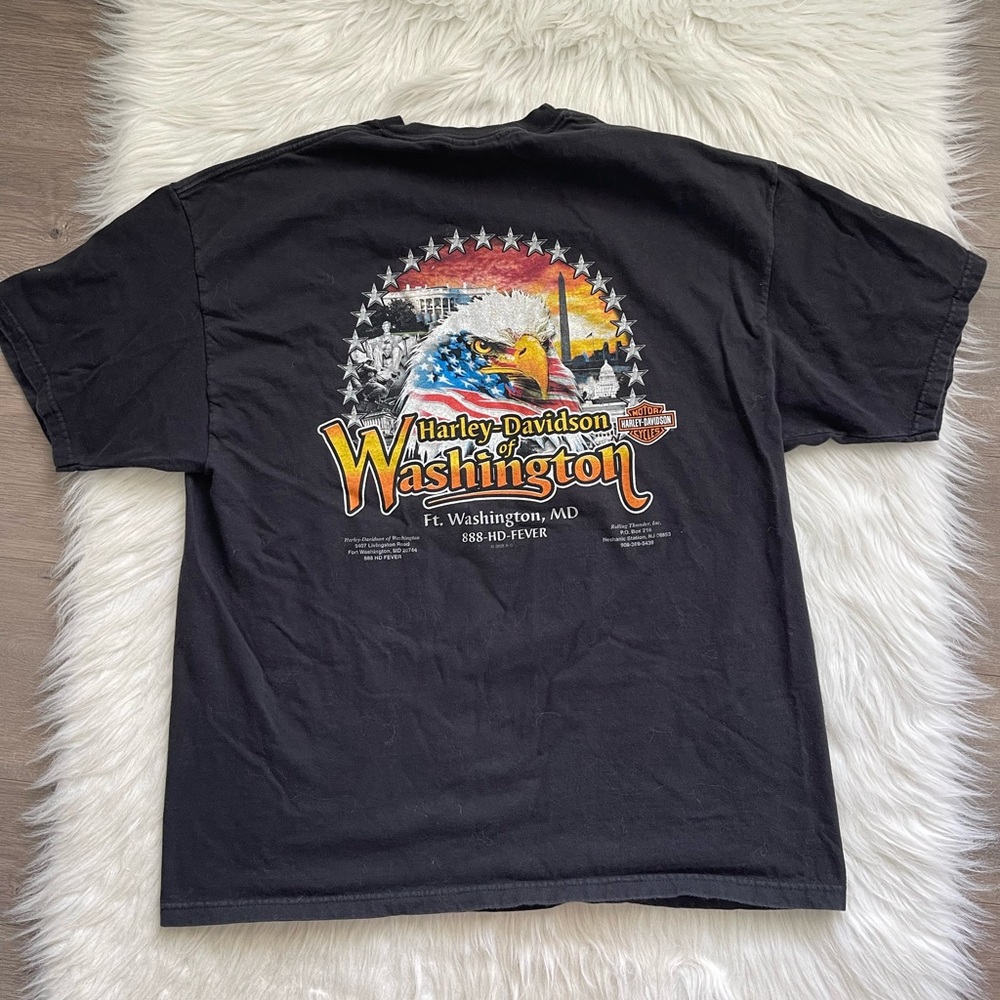 The Rolling Thunder Ride for Freedom Harley Davidson T-Shirt unisex size XL